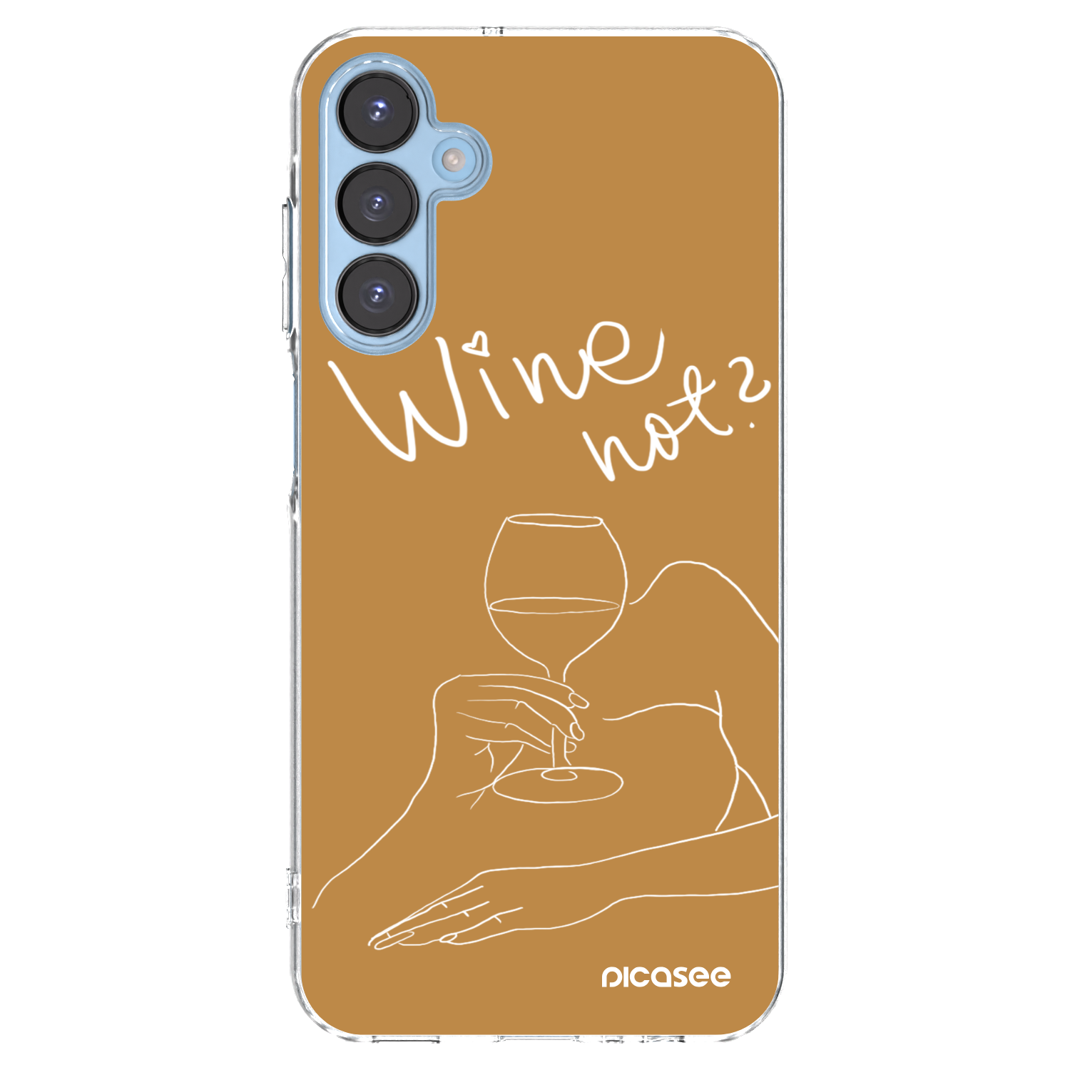 Picasee husă transparentă din silicon pentru Samsung Galaxy A15 A156B 5G - Wine not