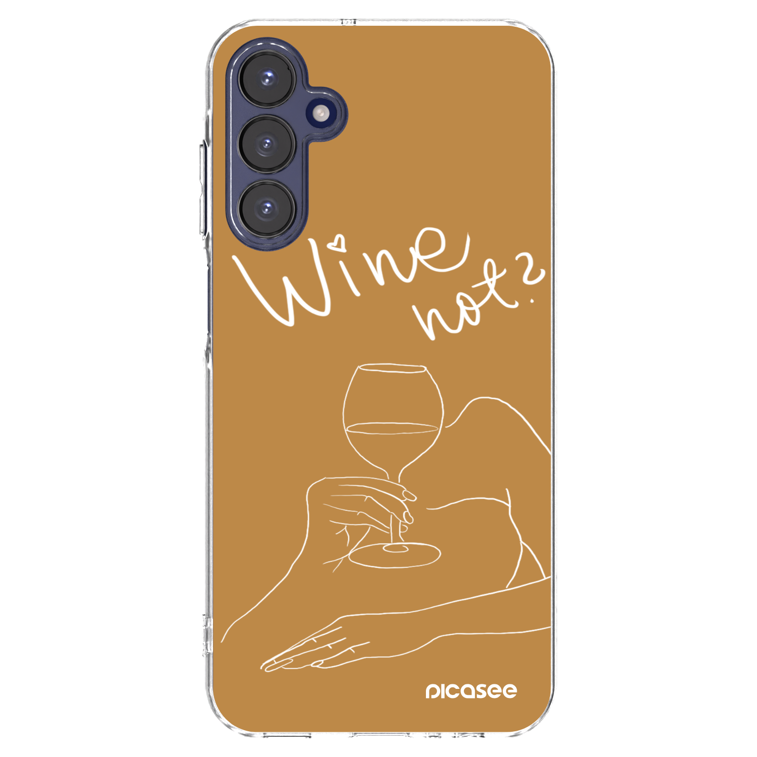 Picasee husă transparentă din silicon pentru Samsung Galaxy A15 A155F 4G - Wine not