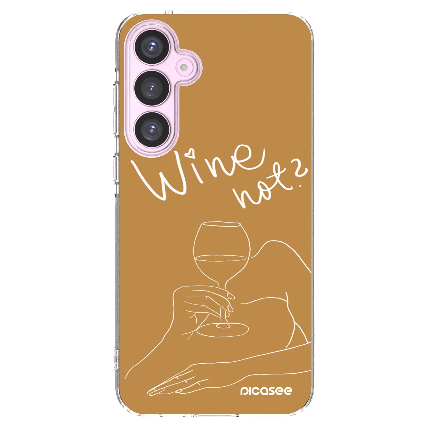 Picasee husă transparentă din silicon pentru Samsung Galaxy A55 5G A556B - Wine not