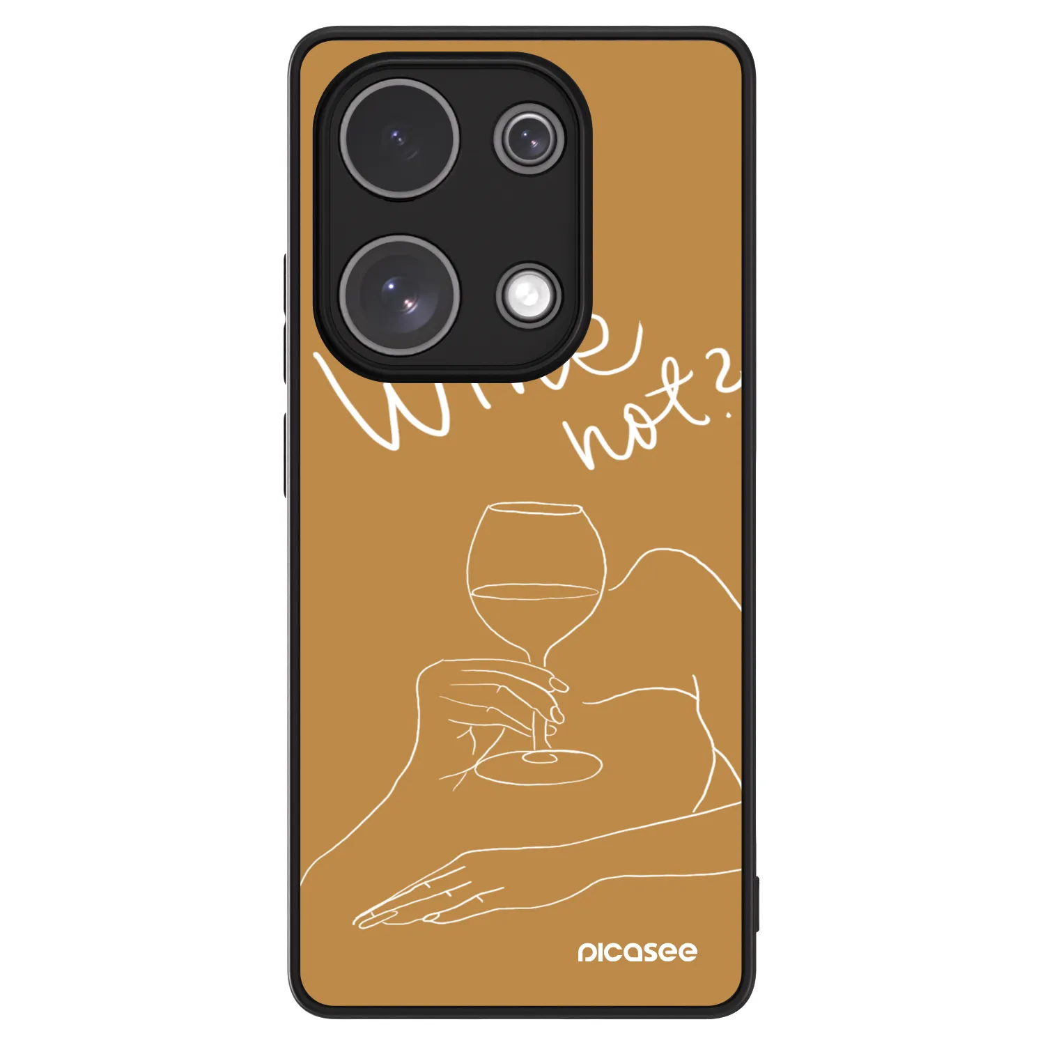 Picasee ULTIMATE CASE pentru Xiaomi Redmi Note 13 Pro 4G - Wine not
