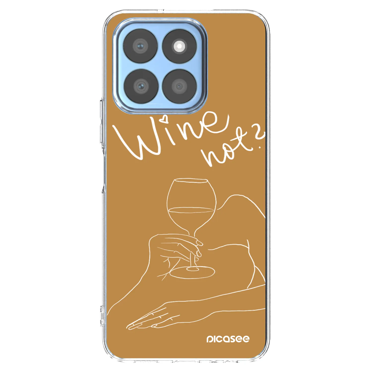 Picasee husă transparentă din silicon pentru Honor X8b - Wine not