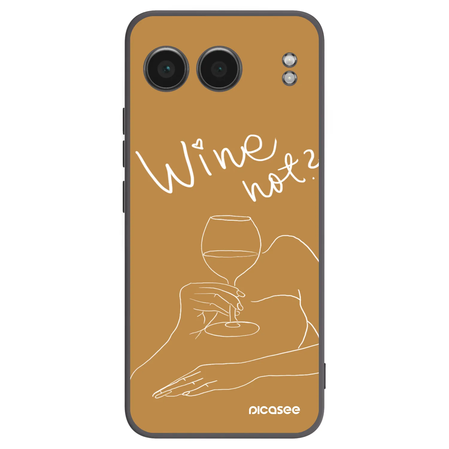 Picasee husă neagră din silicon pentru OnePlus Nord 4 - Wine not