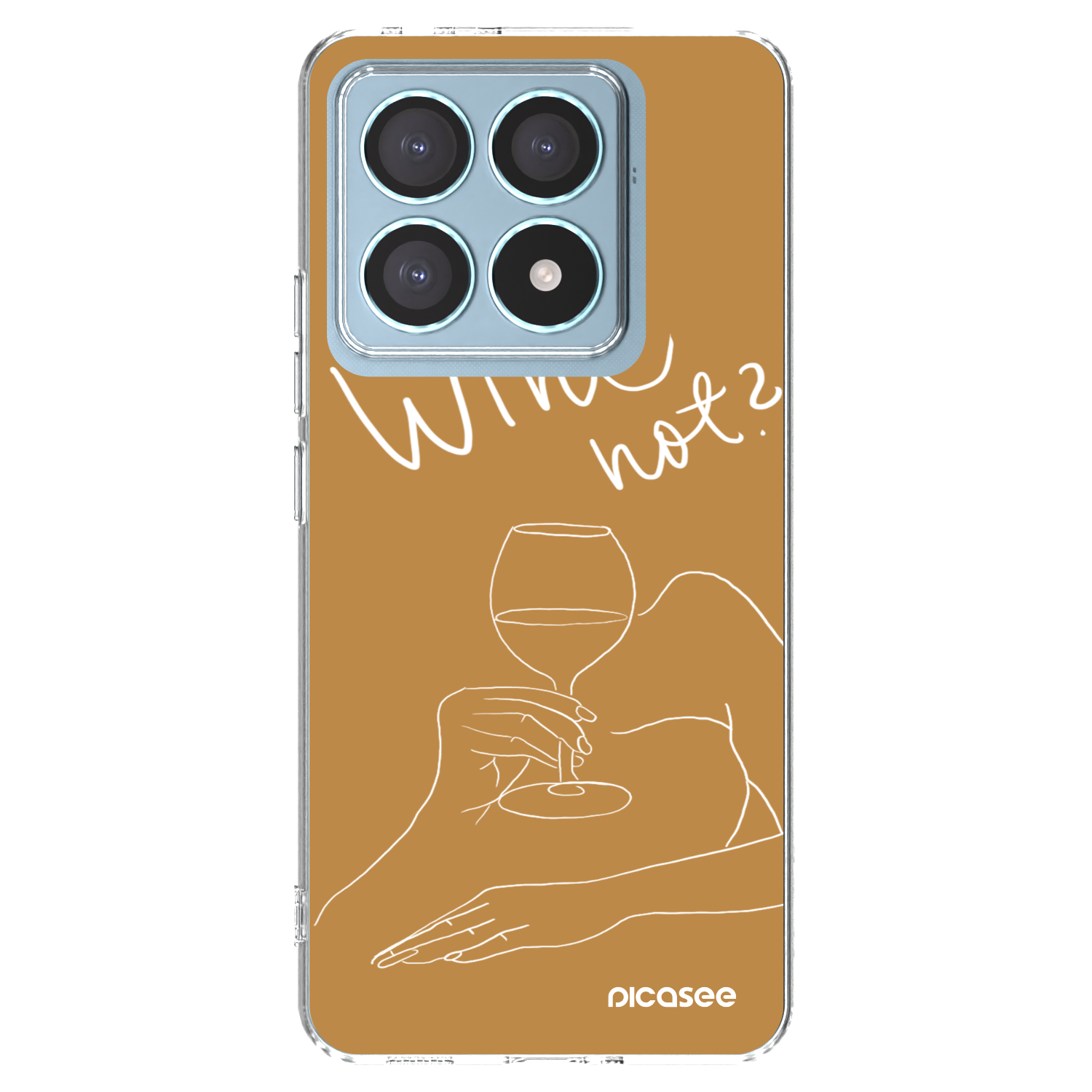 Picasee husă transparentă din silicon pentru Xiaomi 14T Pro - Wine not