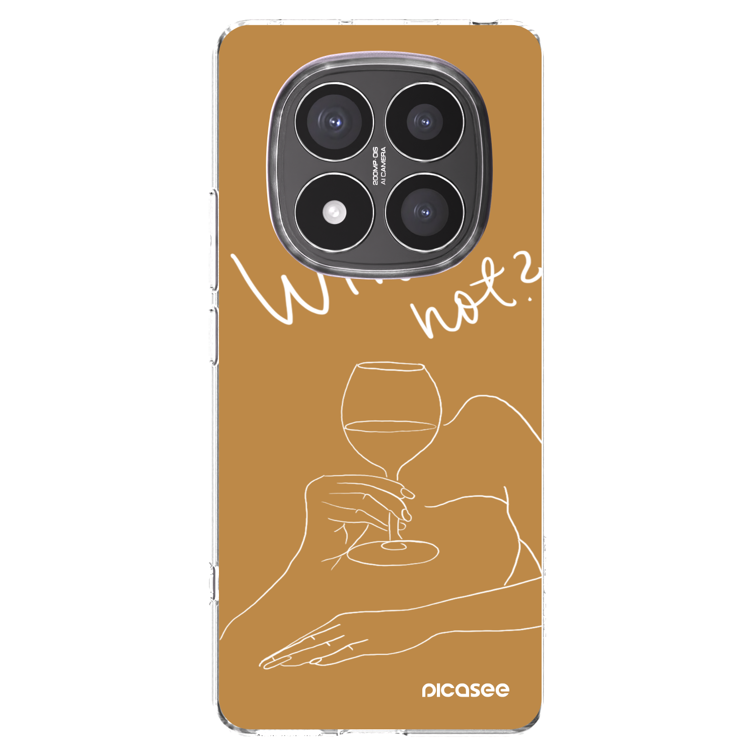 Picasee husă transparentă din silicon pentru Xiaomi Redmi Note 14 Pro+ 5G - Wine not