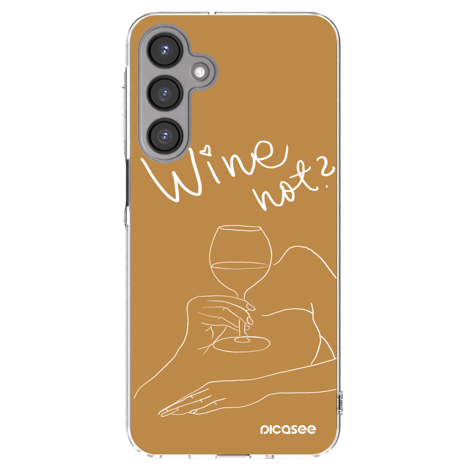 Picasee husă transparentă din silicon pentru Samsung Galaxy A16 5G - Wine not