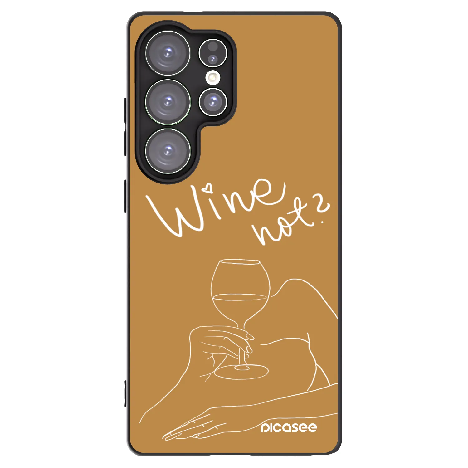 Picasee husă neagră din silicon pentru Samsung Galaxy S25 Ultra 5G - Wine not