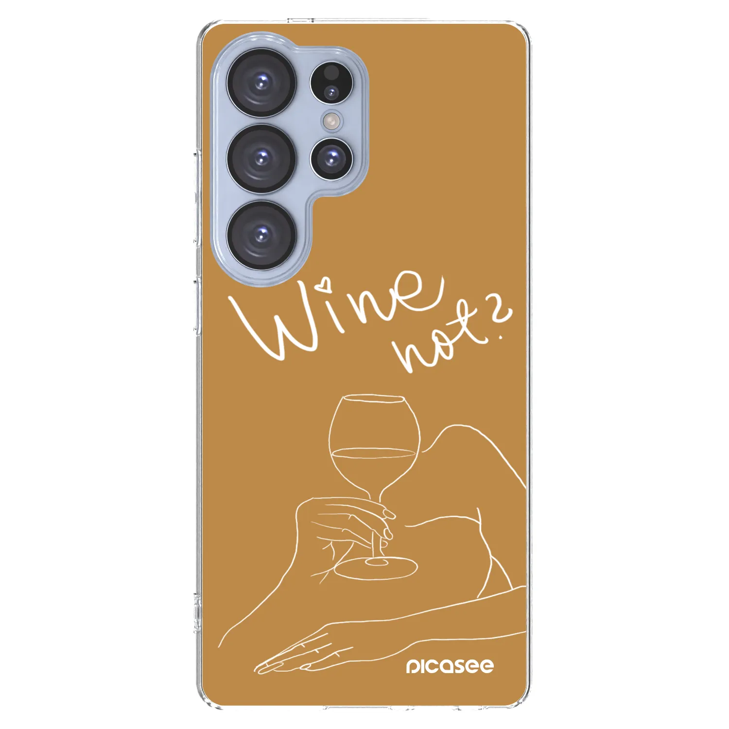 Picasee husă transparentă din silicon pentru Samsung Galaxy S25 Ultra 5G - Wine not