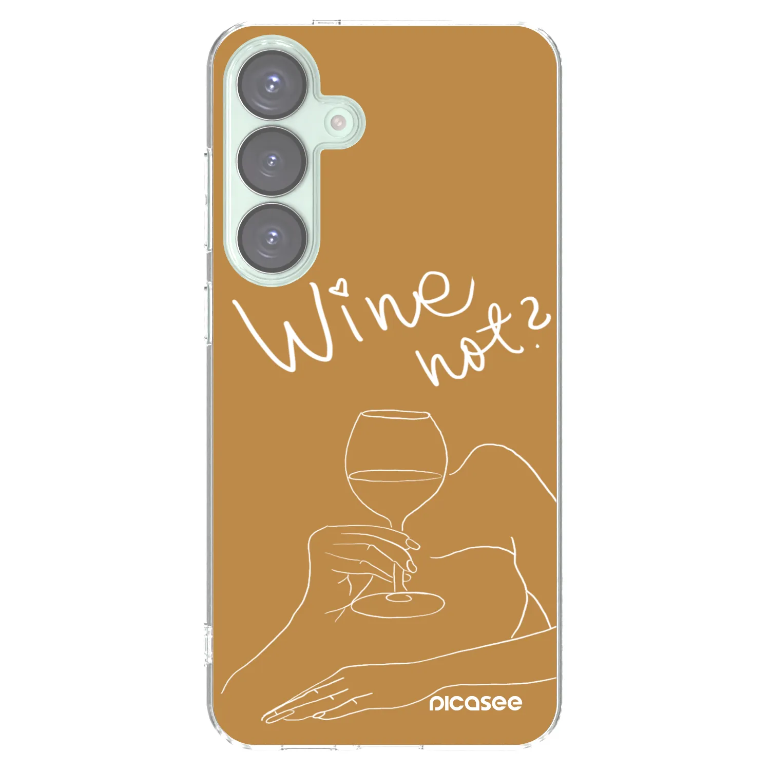 Picasee husă transparentă din silicon pentru Samsung Galaxy S25+ 5G - Wine not