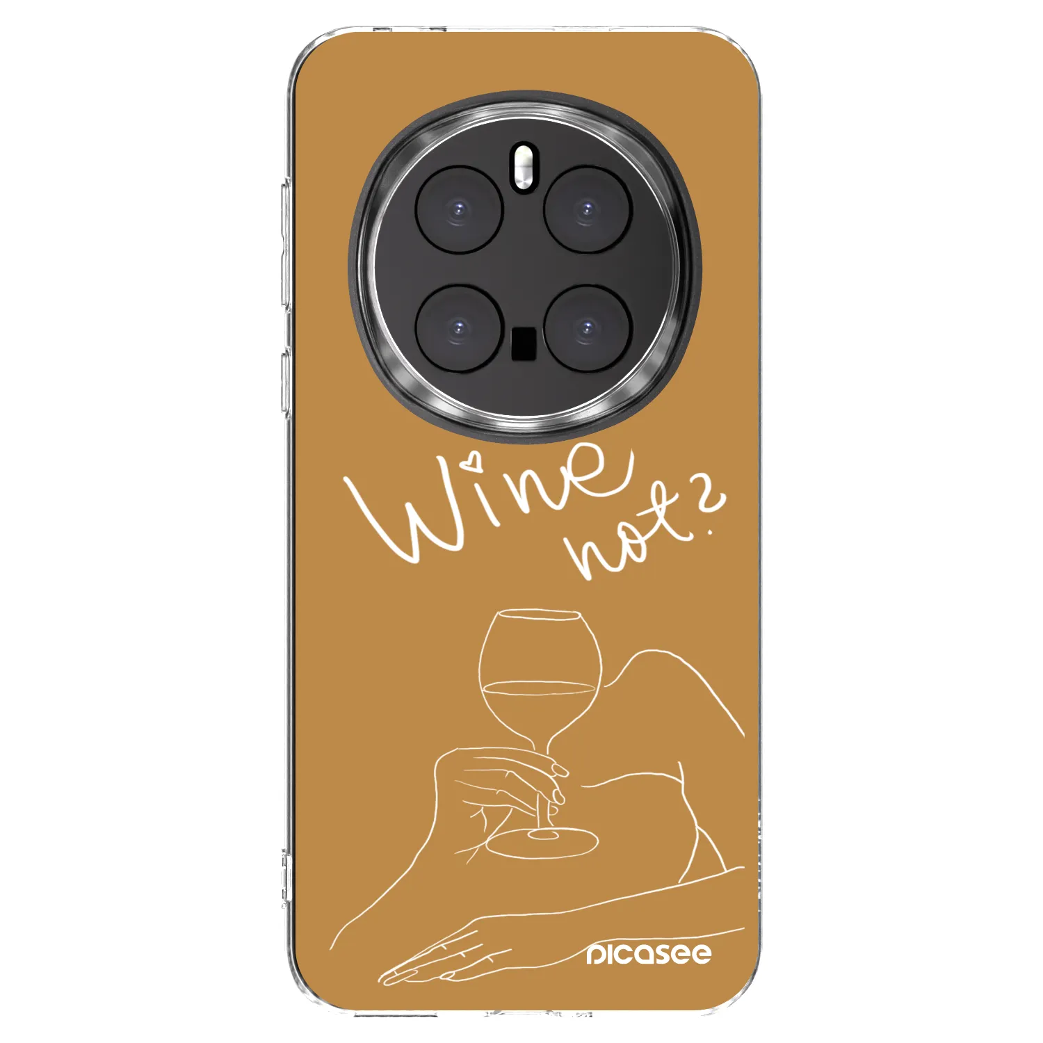 Picasee husă transparentă din silicon pentru Honor Magic7 Pro 5G - Wine not
