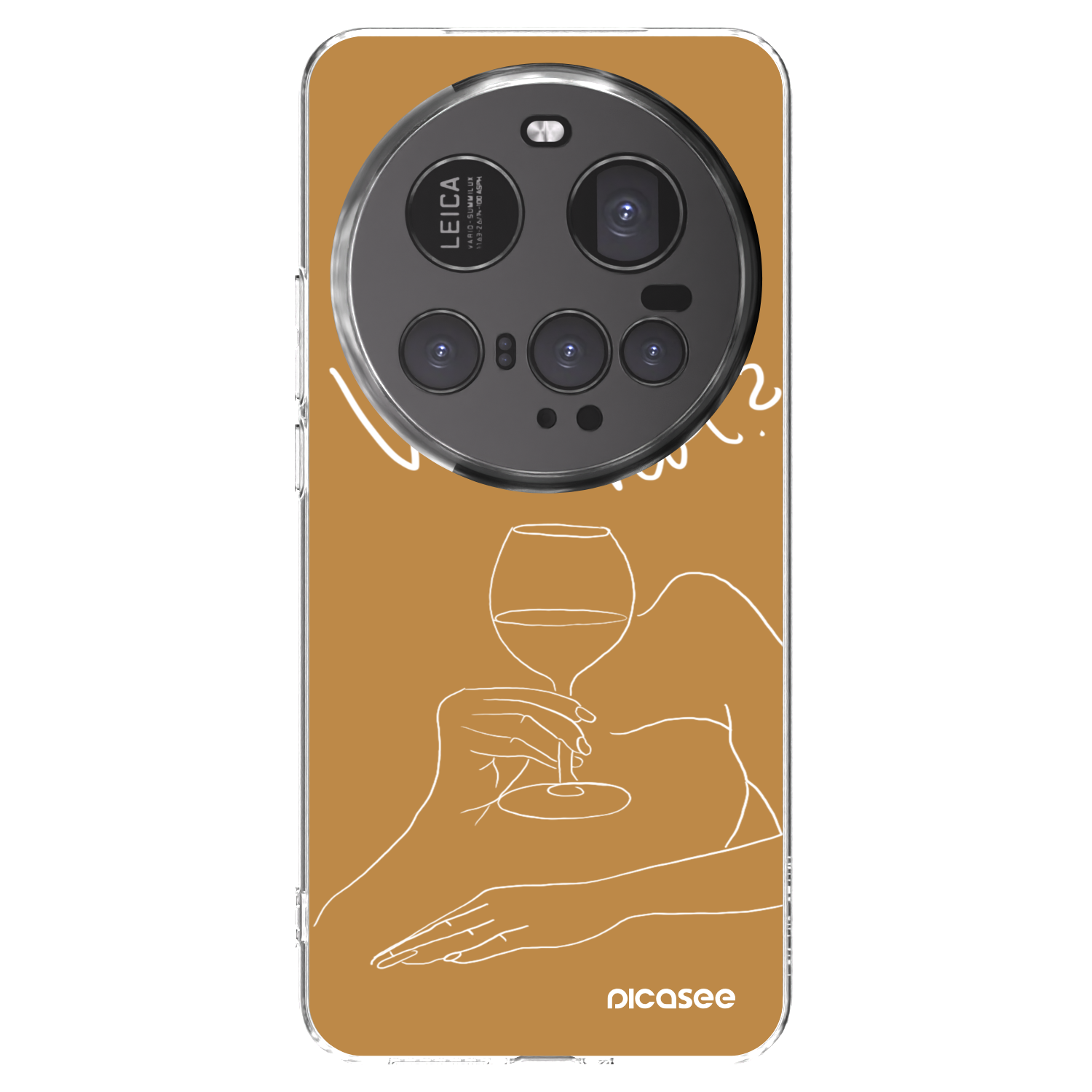 Picasee husă transparentă din silicon pentru Xiaomi 15 Ultra - Wine not