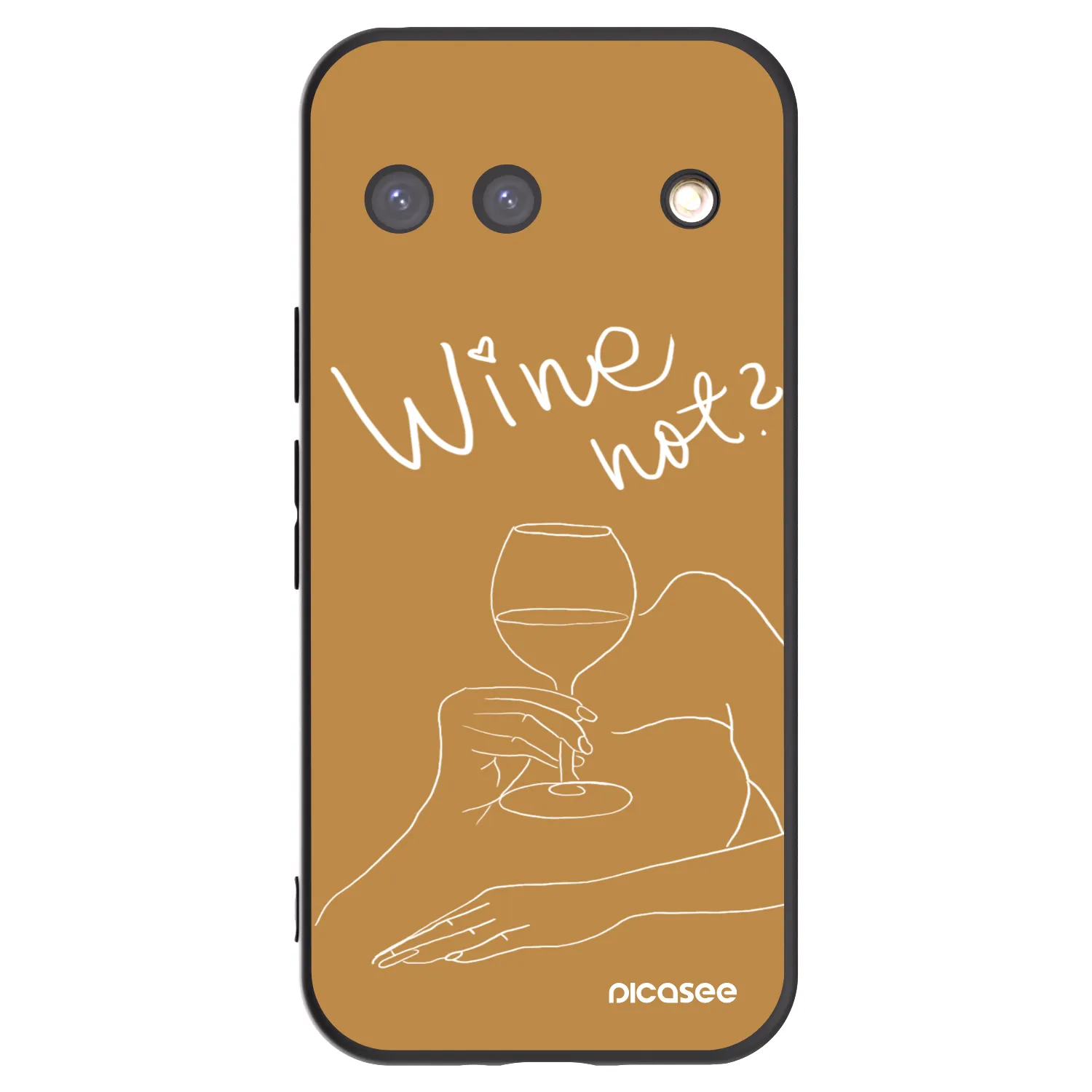 Picasee husă neagră din silicon pentru Google Pixel 9 - Wine not