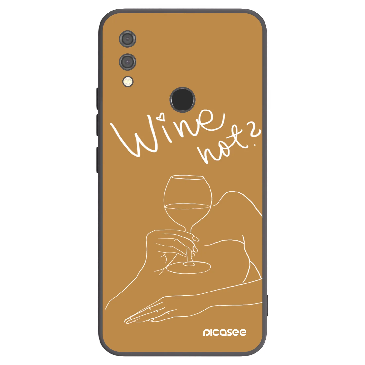 Picasee husă neagră din silicon pentru Xiaomi Redmi Note 7 - Wine not