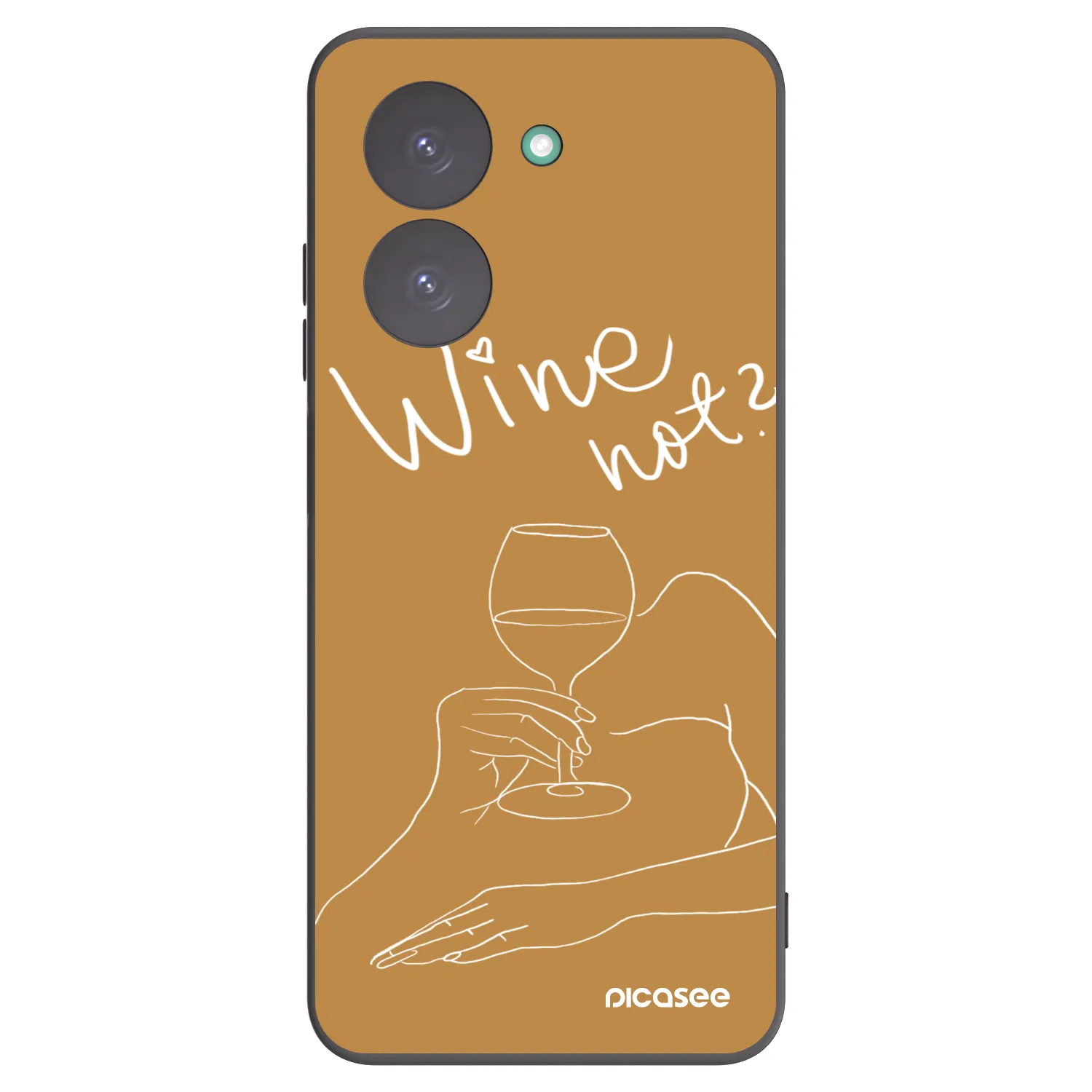 Picasee husă neagră din silicon pentru Xiaomi Redmi A5 - Wine not