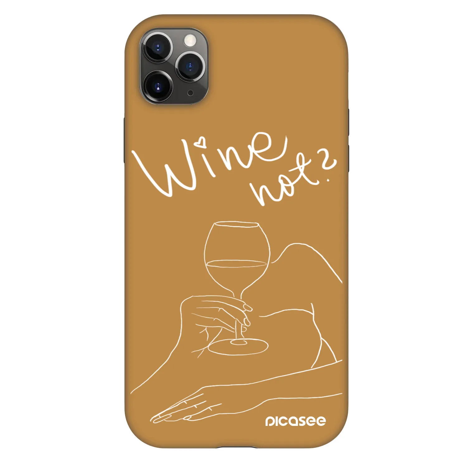 Picasee Fashion Case pentru Apple iPhone 11 Pro Max - Wine not
