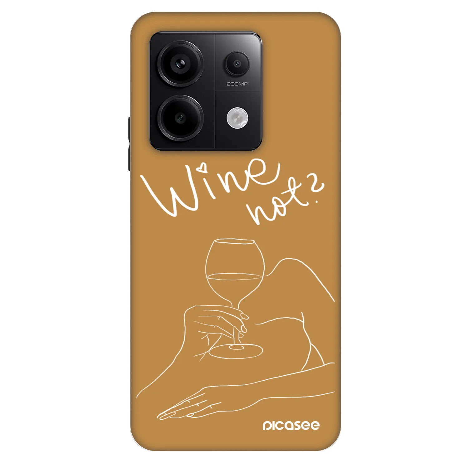 Picasee Fashion Case pentru Xiaomi Redmi Note 13 Pro 5G - Wine not