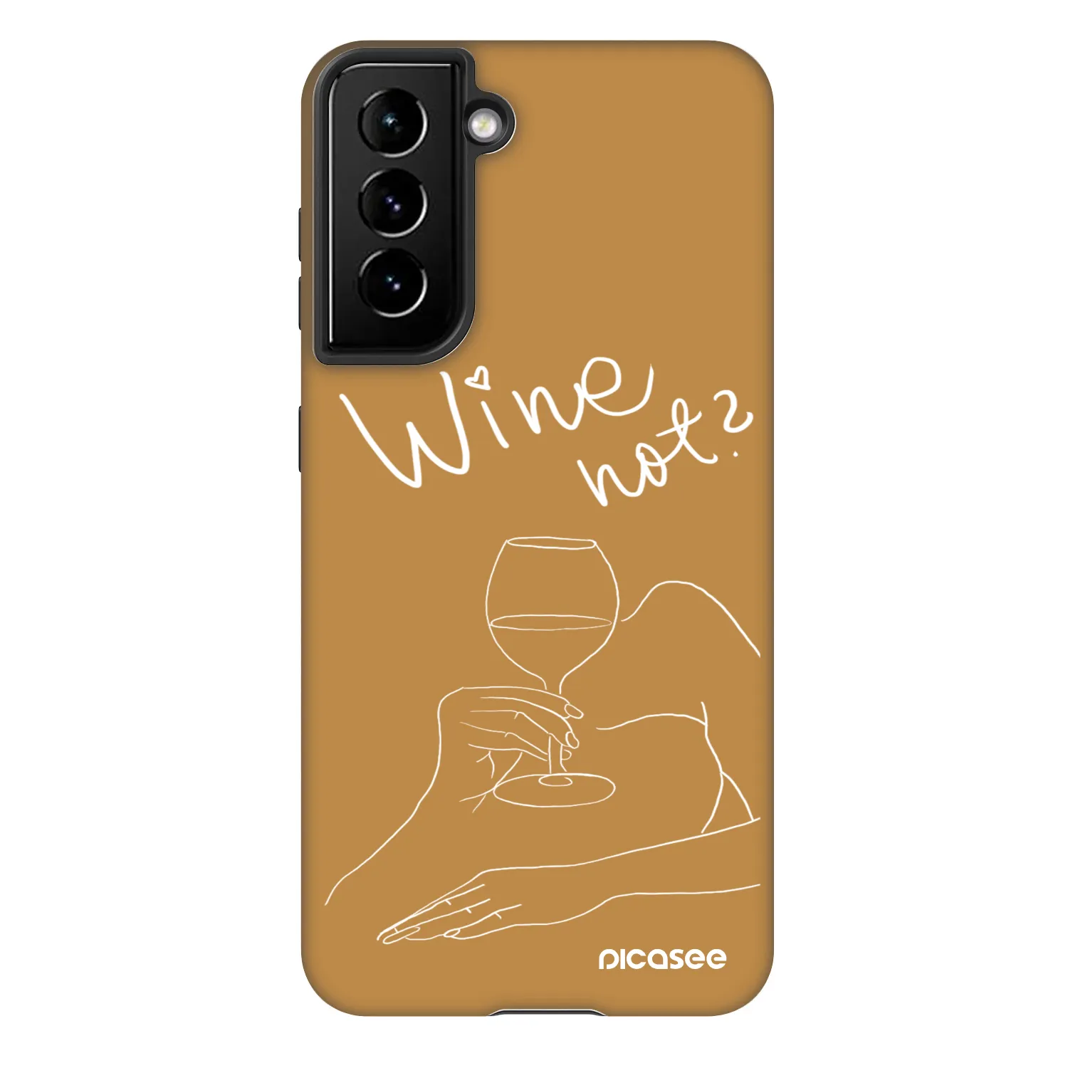 Picasee Fashion Case pentru Samsung Galaxy S22 5G - Wine not
