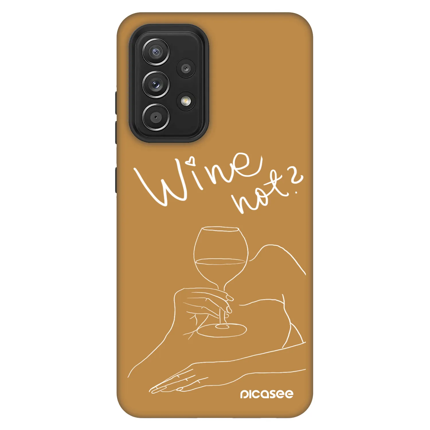 Picasee Fashion Case pentru Samsung Galaxy A52s 5G A528B - Wine not