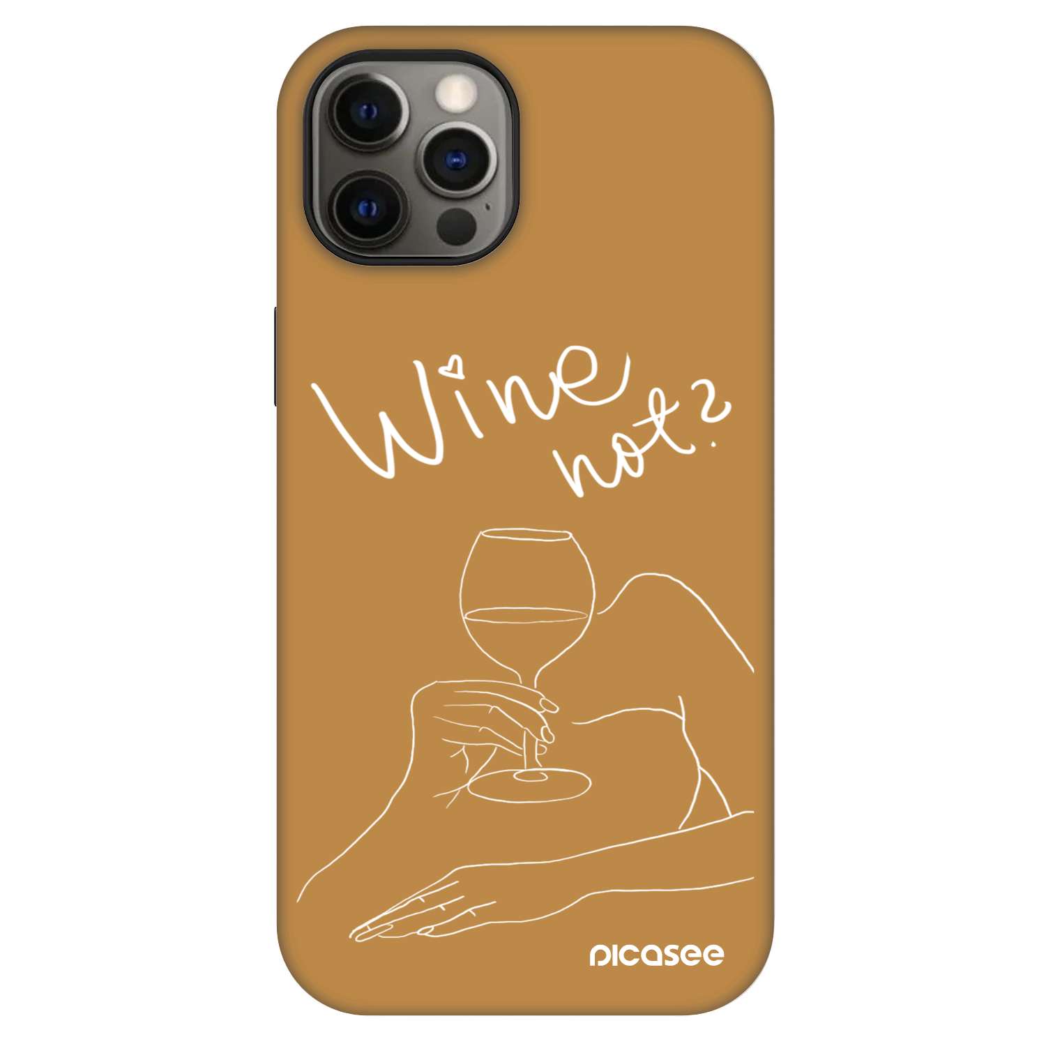 Picasee Fashion Case MagSafe pentru Apple iPhone 12 - Wine not