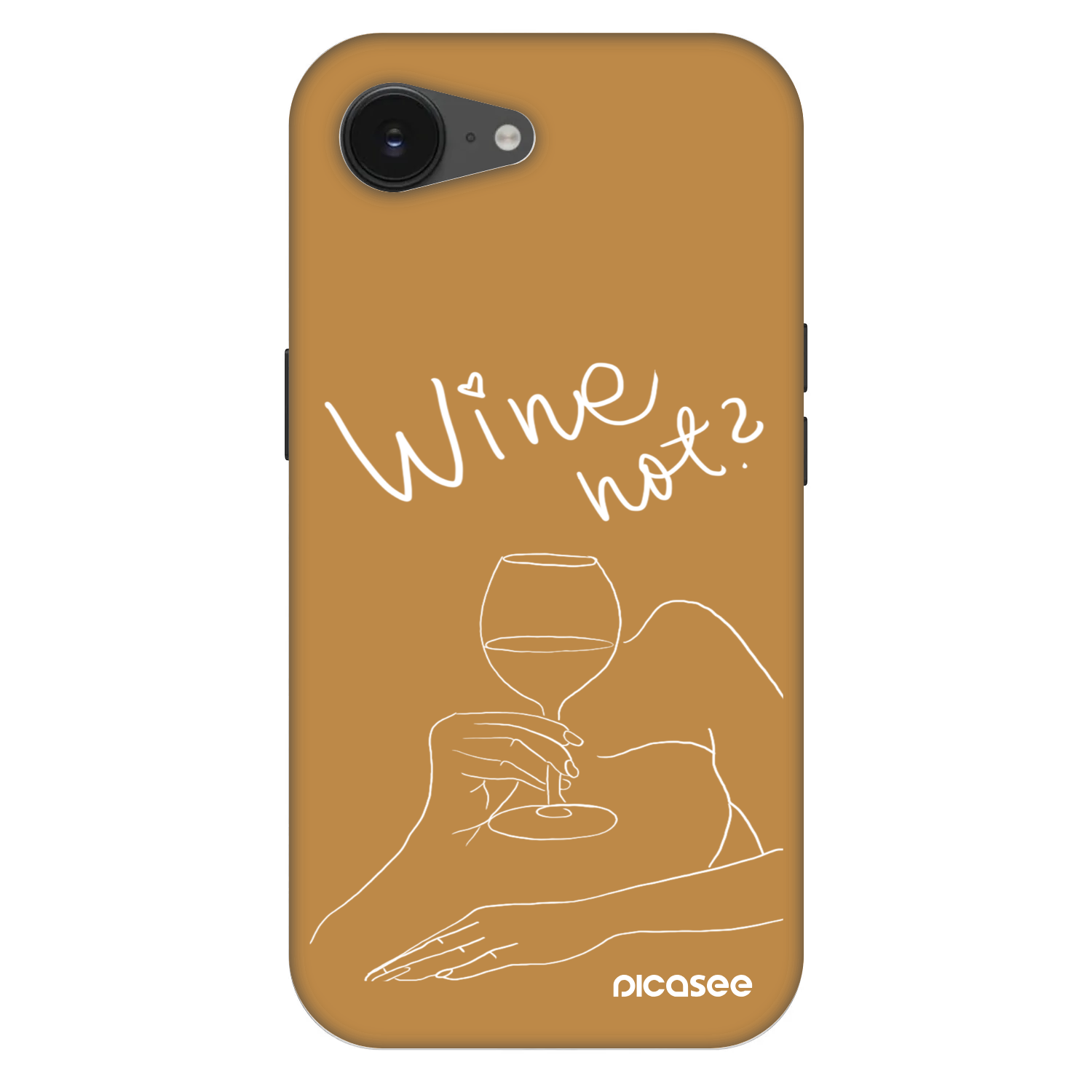 Picasee Fashion Case MagSafe pentru Apple iPhone 16e - Wine not