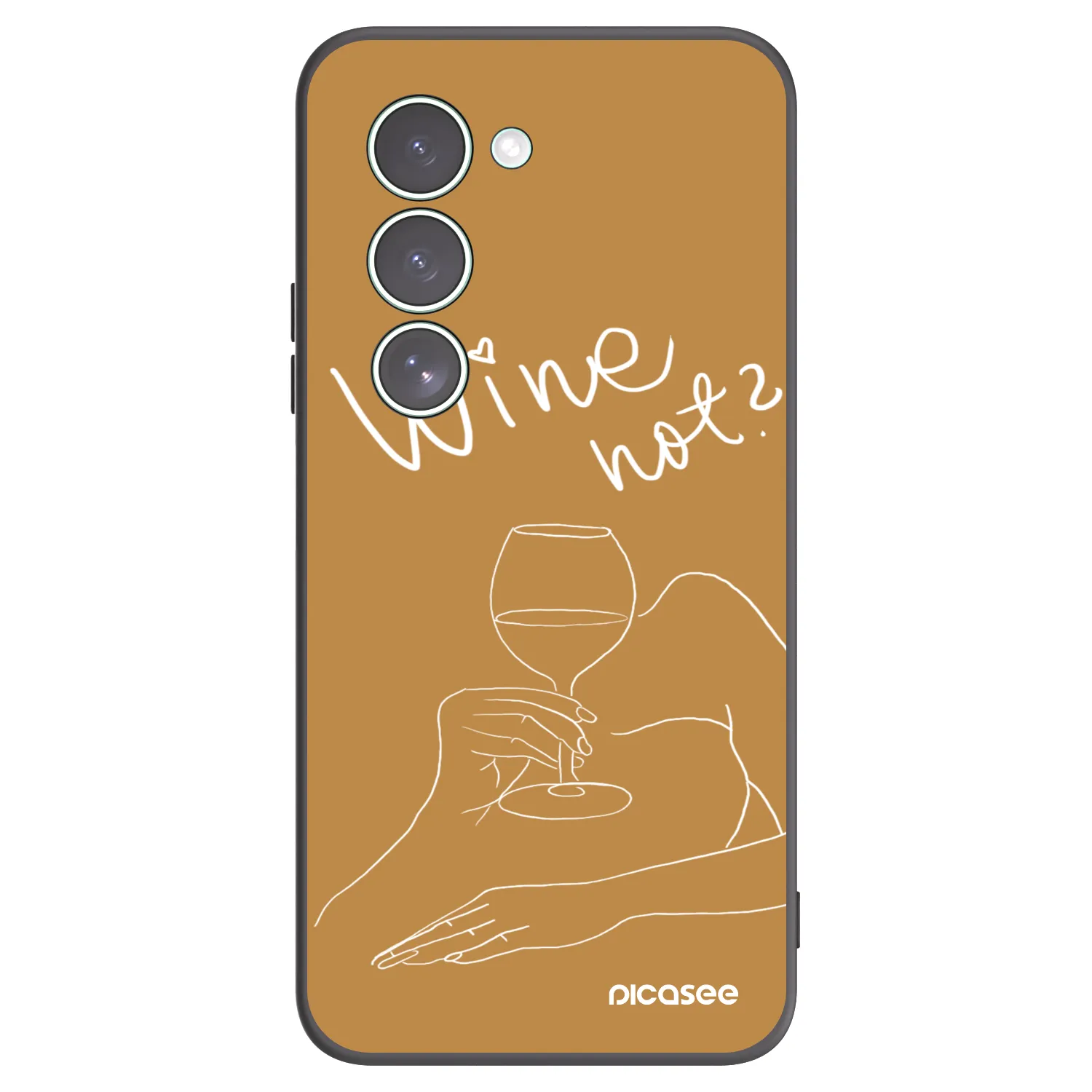 Picasee husă neagră din silicon pentru Xiaomi Redmi 15 5G - Wine not