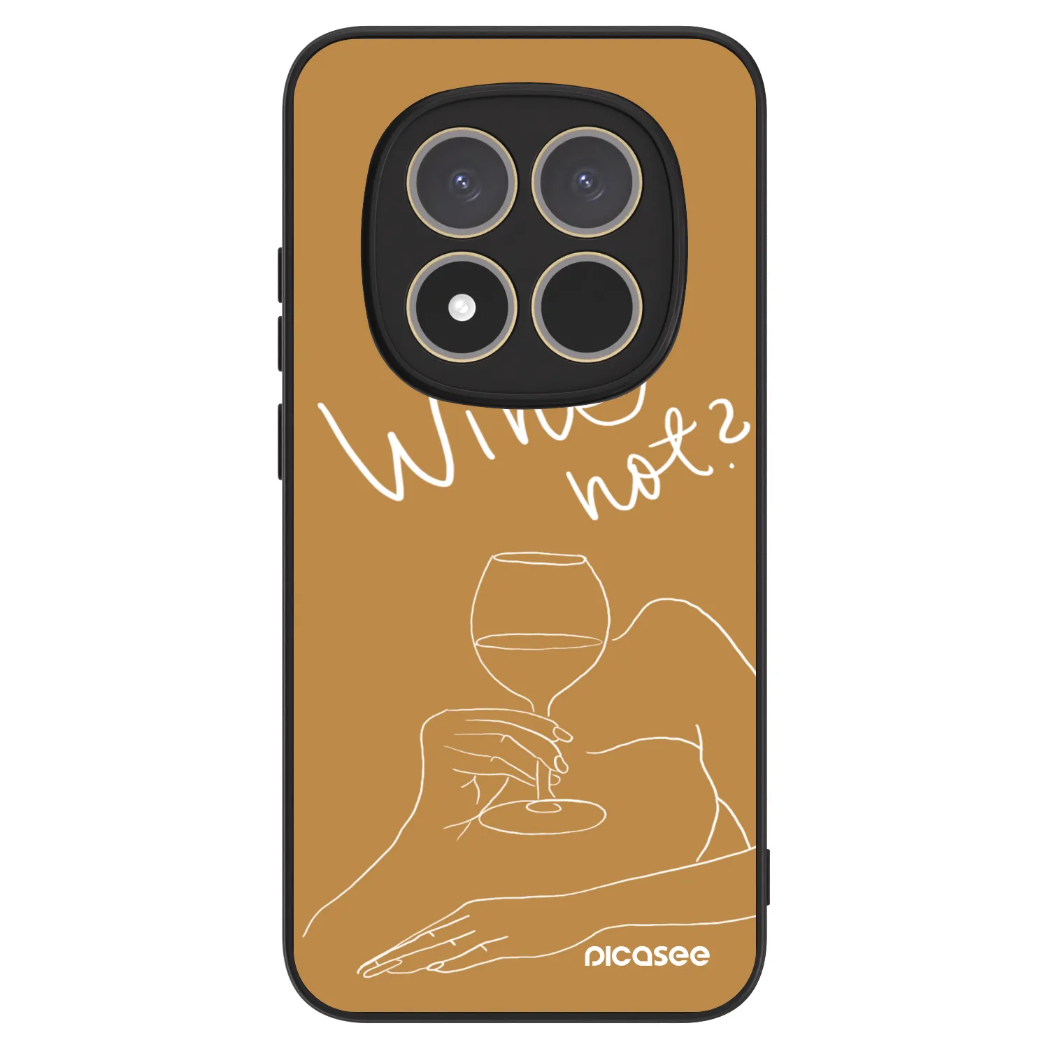 Picasee ULTIMATE CASE pentru Xiaomi Redmi Note 15 Pro 4G - Wine not