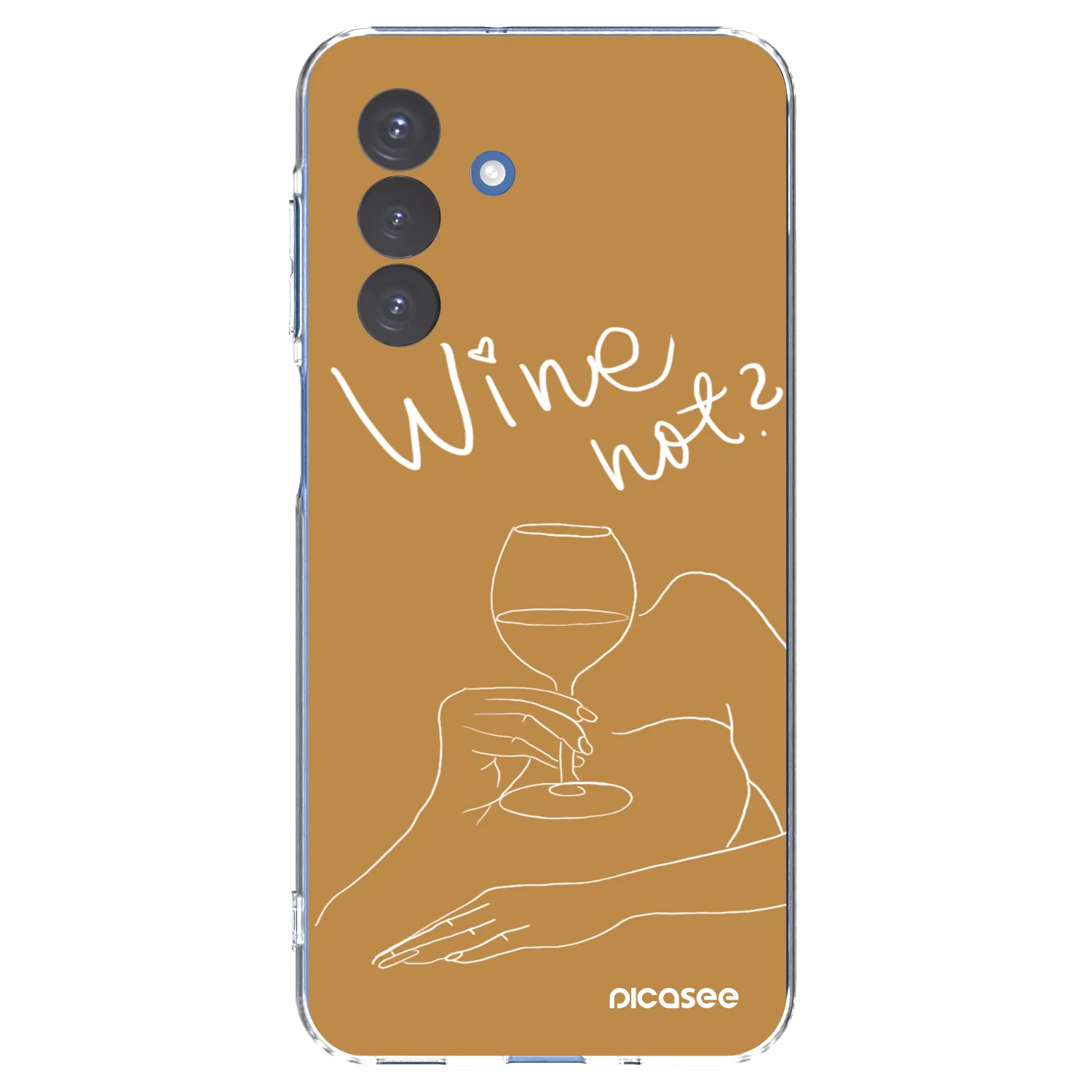 Picasee husă transparentă din silicon pentru Samsung Galaxy A17 5G - Wine not
