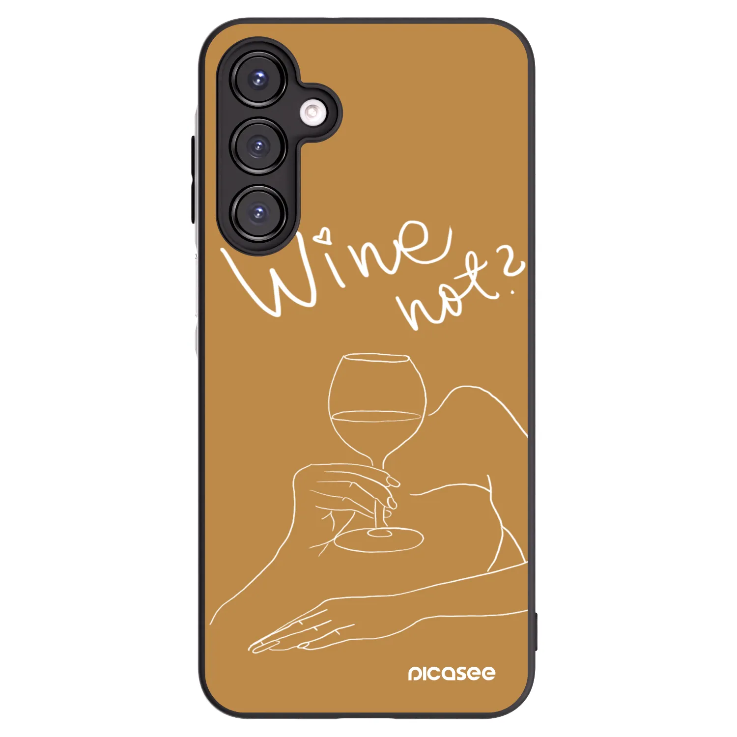 Picasee husă neagră din silicon pentru Samsung Galaxy A16 4G - Wine not