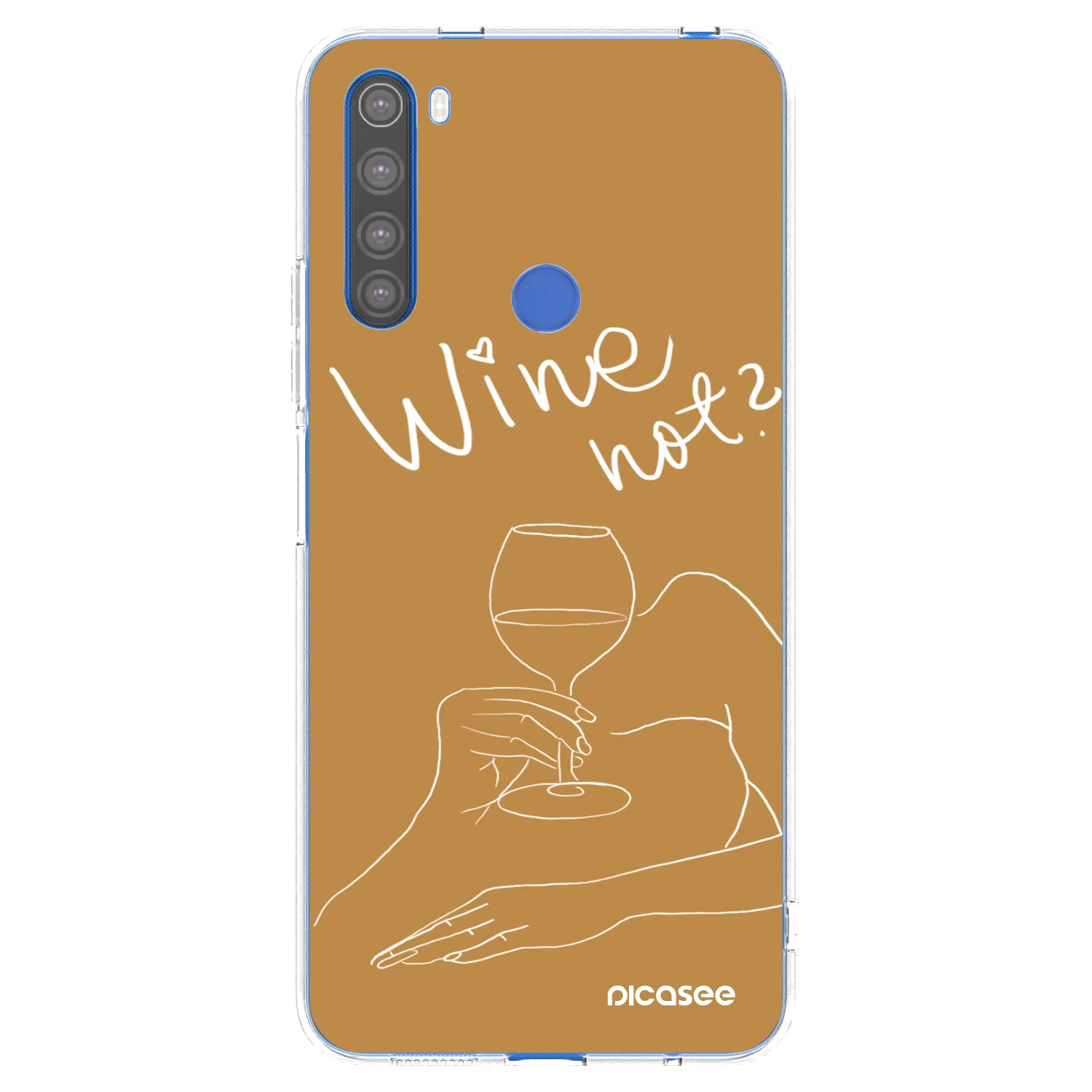 Picasee husă transparentă din silicon pentru Xiaomi Redmi Note 8T - Wine not