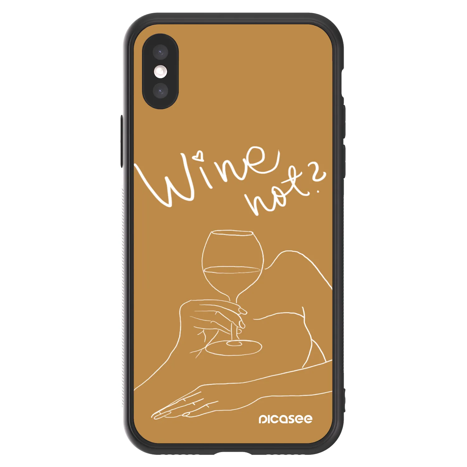 Picasee ULTIMATE CASE pentru Apple iPhone X/XS - Wine not