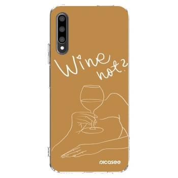Picasee husă transparentă din silicon pentru Honor 9X Pro - Wine not