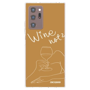 Picasee husă transparentă din silicon pentru Samsung Galaxy Note 20 Ultra - Wine not
