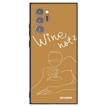 Picasee husă neagră din silicon pentru Samsung Galaxy Note 20 Ultra - Wine not
