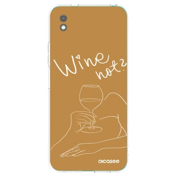 Picasee husă neagră din silicon pentru Xiaomi Redmi 9A - Wine not