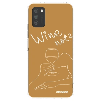 Picasee husă transparentă din silicon pentru Xiaomi Poco M3 - Wine not