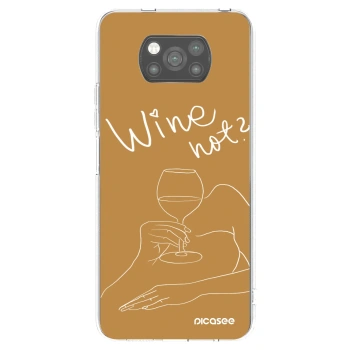 Picasee husă neagră din silicon pentru Xiaomi Poco X3 Pro - Wine not