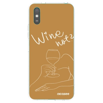 Picasee husă transparentă din silicon pentru Xiaomi Redmi 9AT - Wine not
