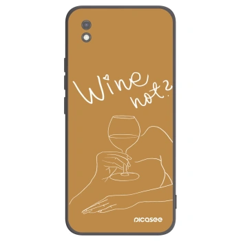 Picasee husă neagră din silicon pentru Xiaomi Redmi 9AT - Wine not