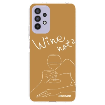Picasee husă transparentă din silicon pentru Samsung Galaxy A32 4G SM-A325F - Wine not