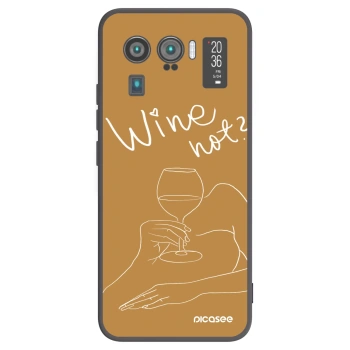 Picasee husă neagră din silicon pentru Xiaomi Mi 11 Ultra - Wine not