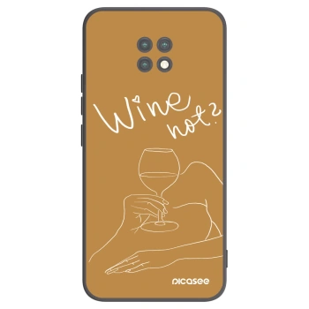 Picasee husă neagră din silicon pentru Xiaomi Redmi Note 9T - Wine not