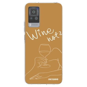 Picasee husă transparentă din silicon pentru Vivo X60 Pro 5G - Wine not