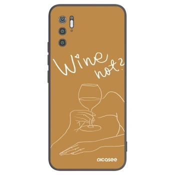Picasee husă neagră din silicon pentru Xiaomi Poco M3 Pro 5G - Wine not