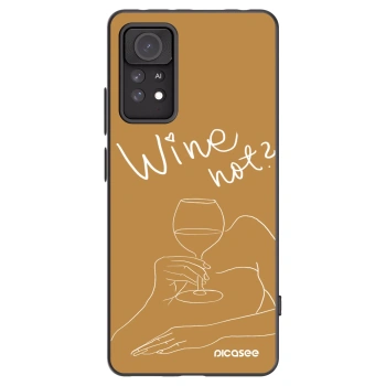 Picasee husă neagră din silicon pentru Xiaomi Redmi Note 11 Pro - Wine not