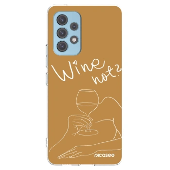 Picasee husă transparentă din silicon pentru Samsung Galaxy A53 5G A536 - Wine not