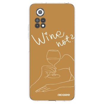 Picasee husă transparentă din silicon pentru Xiaomi Poco X4 Pro 5G - Wine not