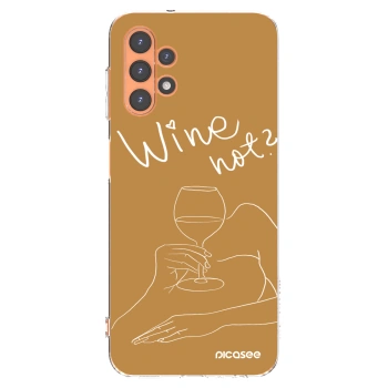 Picasee husă transparentă din silicon pentru Samsung Galaxy A13 4G A135 - Wine not