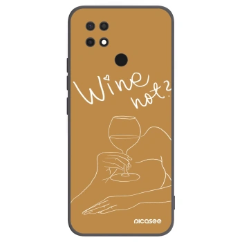 Picasee husă neagră din silicon pentru Xiaomi Redmi 10C - Wine not