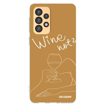 Picasee husă transparentă din silicon pentru Samsung Galaxy A33 5G A336 - Wine not