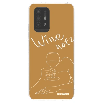Picasee husă transparentă din silicon pentru OPPO A94 5G - Wine not