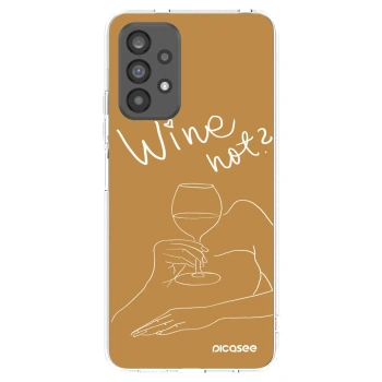 Picasee husă transparentă din silicon pentru Samsung Galaxy A73 5G - Wine not